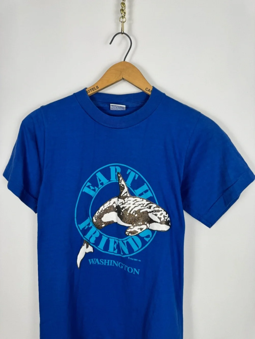 Vintage 1990s Orca Earth Friends Tee - Picture 4 of 6